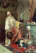 Arab or Arabic people and life. Orientalism oil paintings 193